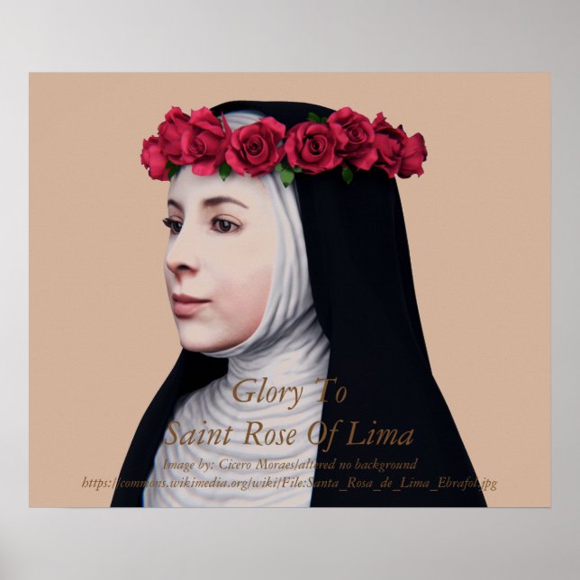 Poster Gloire À Saint Rose De Lima (Devant)