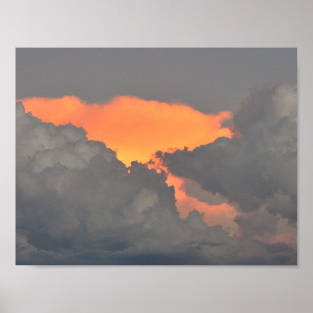 Poster glorieux du coucher du soleil 3 (Devant)