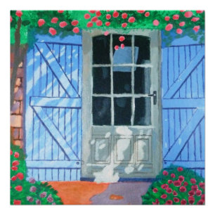 Poster Glossy du Jardin Français