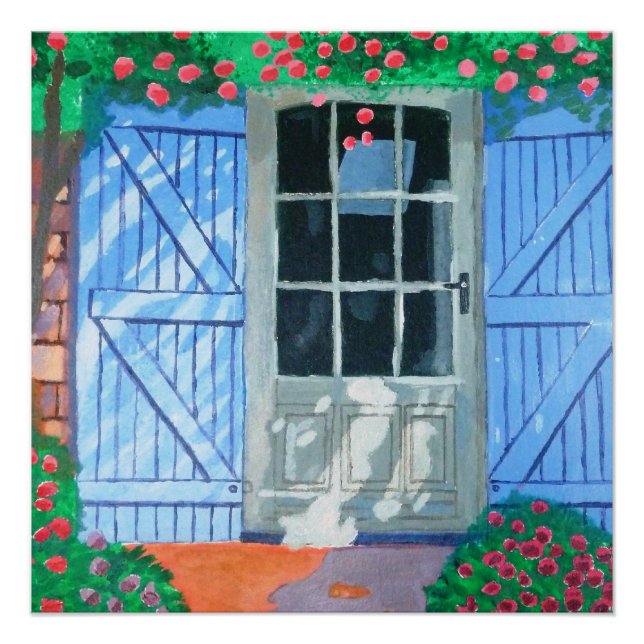 Poster Glossy du Jardin Français (Devant)