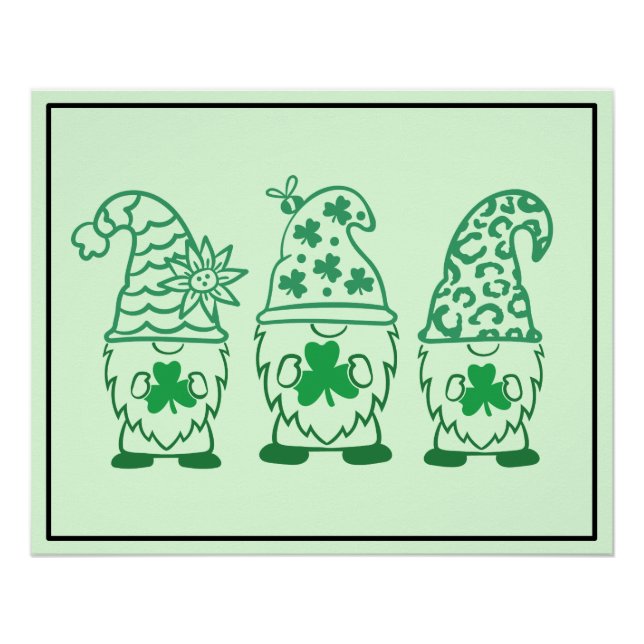 Poster Gnomes de la Saint-Patrick-67845 (Devant)