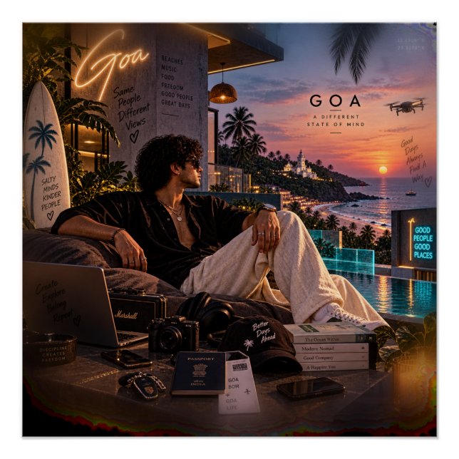 Poster Goa • Un État d'Esprit Différent • Mêmes Personnes (Devant)