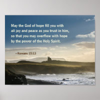 God of Hope, Romans 15:13 Bible Vers, Irish Coast