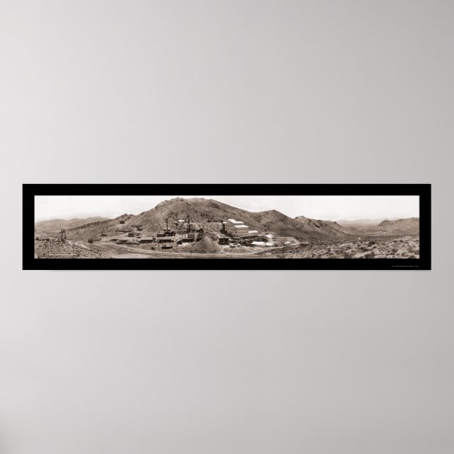 Poster Gold Mine Rhyolite NV Photo 1908 (Devant)