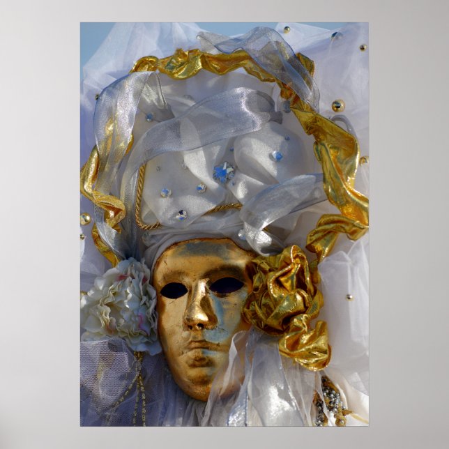 Poster Golden Face (Devant)