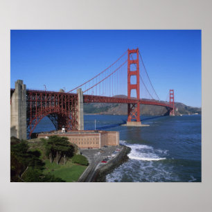 Poster Golden Gate Bridge, San Francisco, Californie, 8