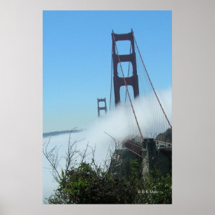 Poster - Golden Gate dans le brouillard