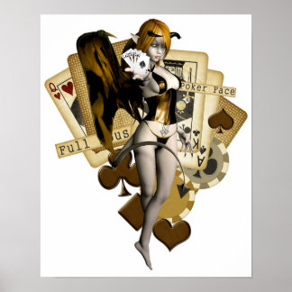 Poster Golden Poker Girl 2