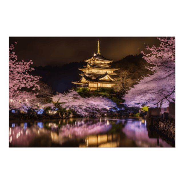 Poster Golden Serenity of Kinkaku-ji (Devant)
