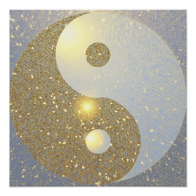 Poster Golden Ying Yang (Devant)