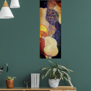 Poster Goldfish par Gustav Klimt