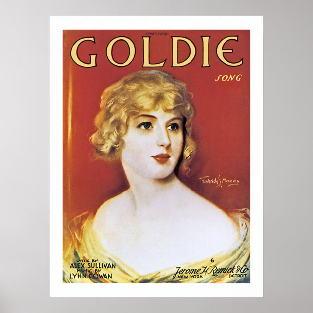 Poster Goldie Song (Devant)