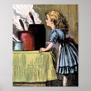 Poster Goldilocks trouve l'illustration de la Vintage ali