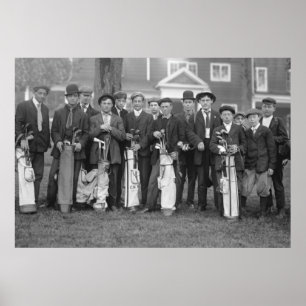 Poster Golf de Baltusrol : début des années 1900