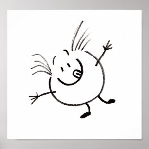 Poster Goofy Doodle Guy