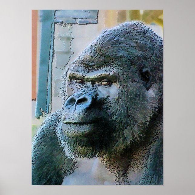 POSTER GORILLA (Devant)