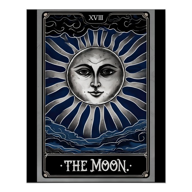 Poster Gothic Moon Tarot (Devant)