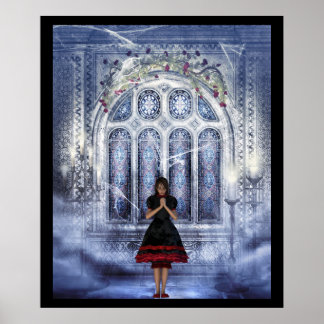 Poster Gothique dans une cathédrale