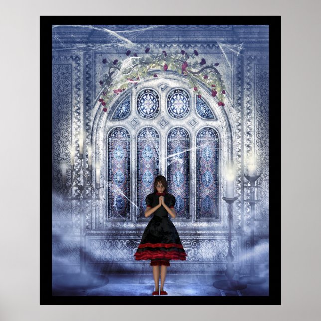Poster Gothique dans une cathédrale (Devant)