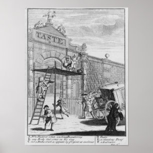 Poster Goûter, ou Porte de Burlington, 1732