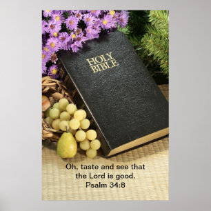 Poster Goûtez et voyez que le Seigneur est bon