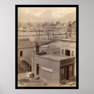 Poster Grabill Mining Exchange & Photography CO 1888