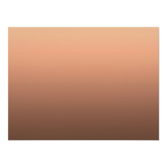 Poster Gradient Peach - deep to light | Seasonal Moods |  (Devant)
