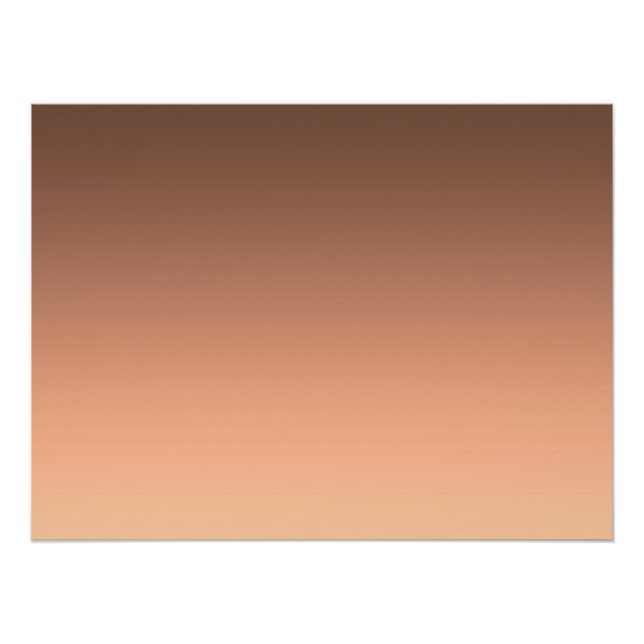 Poster Gradient Peach - light to deep | Seasonal Moods | (Devant)