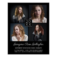 Graduation Keepsaké Photo moderne Collage Classy B