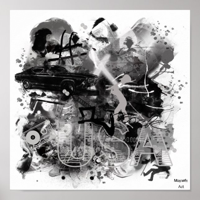 Poster Graffiti (Devant)