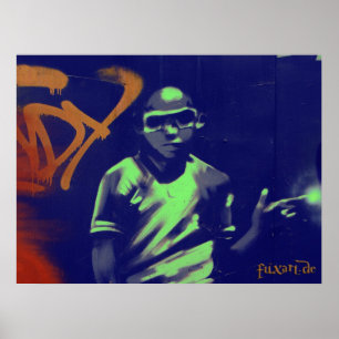 Poster Graffiti Boy