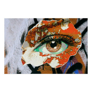 Poster Graffiti Eye Art