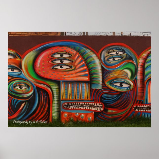 Poster : Graffiti Eyes (Devant)