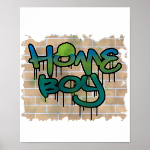 Poster graffiti homo