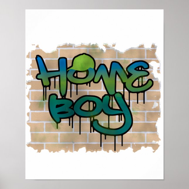 Poster graffiti homo (Devant)