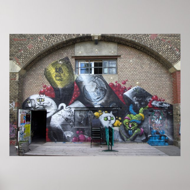 Poster Graffiti On Stadtbahnbogen, Wien Österreich (Devant)