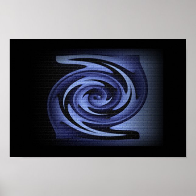 Poster Graffiti ouragan (Devant)