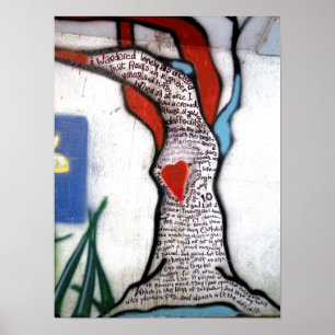 Poster Graffiti pour poème Wordsworth