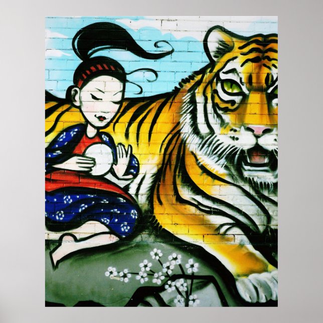 Poster Graffiti urbain (Devant)