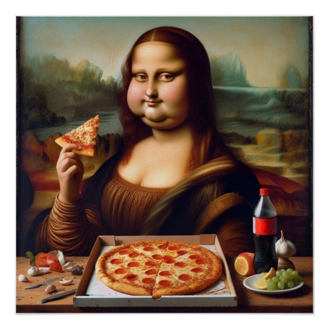 Poster Graisse Gioconda (Devant)