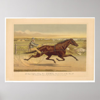 Poster Grand California Trotting Mare Sunol (0652A)