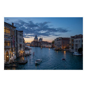 Poster Grand Canal de Venise au crépuscule