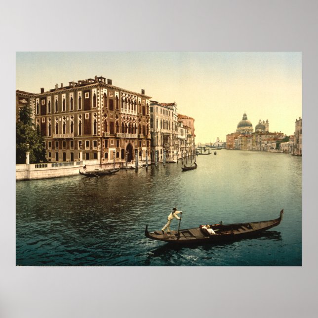 Poster Grand Canal II, Venise, Italie (Devant)