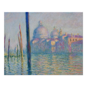 Poster Grand Canal Monet Venise Italie Peinture classique