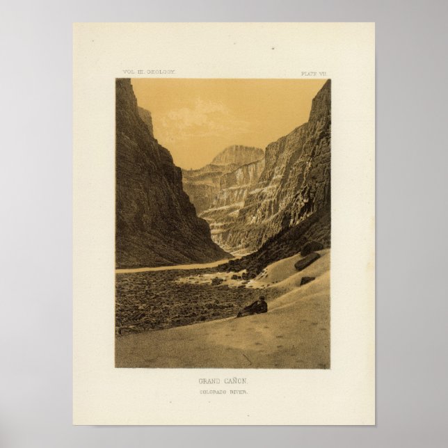 Poster Grand Canon, Colorado River (Devant)