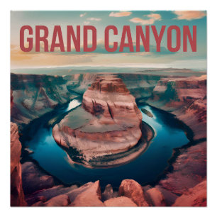 Poster Grand Canyon USA vintage