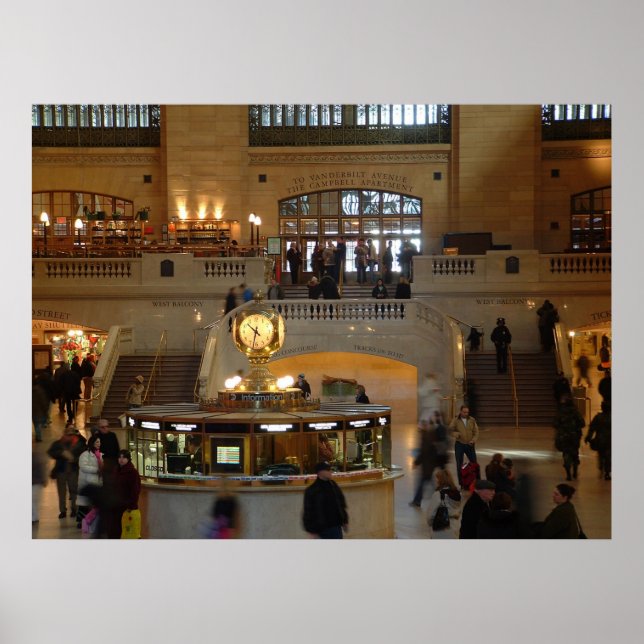 Poster Grand Central Station, New York (Devant)