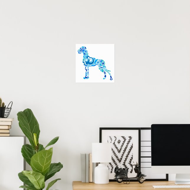 Poster Grand Danois (Bureau à domicile)