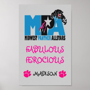 Poster Grand logo, Panther%209[1], rose paw, rose paw,...