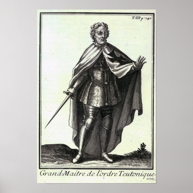 Poster Grand Maître de l'Ordre Teutonique (Devant)